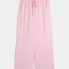 Low-Rise Baggy Pull-On Pants