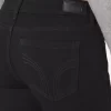 Low-Rise Black Super Skinny Jeans