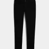 Low-Rise Black Super Skinny Jeans