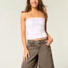 Low-Rise Brown Baggy Jort