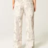 Low-Rise Camo Baggy Jeans
