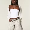 Low-Rise Camo Baggy Jort
