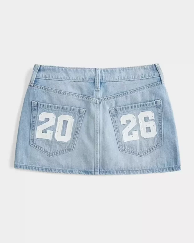 Low-Rise Class of ’26 Denim Mini Skort