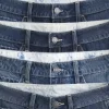 Low-Rise Dark Wash Baggy Denim Shorts 5″