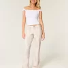 Low-Rise Doe Print Baggy Jeans