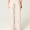 Low-Rise Doe Print Baggy Jeans