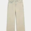 Low-Rise Light Wash Baggy Jeans