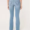 Low-Rise Light Wash Boot Jeans