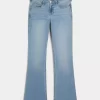 Low-Rise Light Wash Boot Jeans