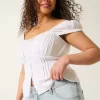 Low-Rise Light Wash Star Embroidery Baggy Jeans