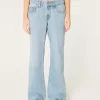 Low-Rise Medium Wash Baggy Jeans