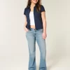 Low-Rise Medium Wash Bootcut Jeans