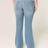 Low-Rise Medium Wash Bootcut Jeans