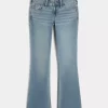 Low-Rise Medium Wash Bootcut Jeans