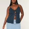 Low-Rise Medium Wash Denim Mini Skort