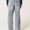 Low-Rise Medium Wash Relaxed Straight Jeans