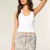 Low-Rise Pink Shoelace Camo Mini Skort