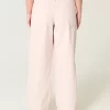 Low-Rise Pink Super Baggy Jeans