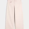 Low-Rise Pink Super Baggy Jeans