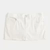Low-Rise Shine Butterfly Twill Mini Skort