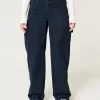 Low-Rise Tapered Baggy Carpenter Pants