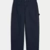 Low-Rise Tapered Baggy Carpenter Pants