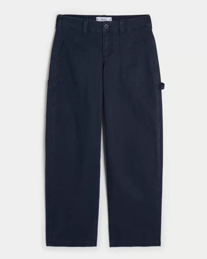 Low-Rise Tapered Baggy Carpenter Pants