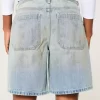 Low-Rise Tinted Mud Wash Baggy Jort