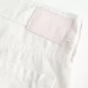 Low-Rise White Baggy Jeans
