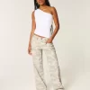 Low-Rise Y2K Camo Baggy Jeans