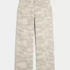 Low-Rise Y2K Camo Baggy Jeans