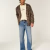 Medium Wash Baggy Bootcut Jeans