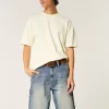 Medium Wash Baggy Denim Painter Shorts