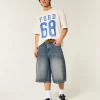 Medium Wash Denim Half Pants