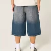 Medium Wash Denim Half Pants