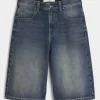 Medium Wash Denim Half Pants