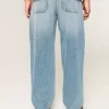 Medium Wash Skater Baggy Jeans