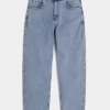 Medium Wash Skater Baggy Jeans