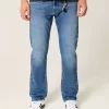 Medium Wash Slim Straight Jeans