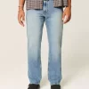 Medium Wash Straight Jeans