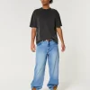 Medium Wash Super Baggy Jeans