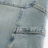 Medium Wash Super Baggy Painter Jeans
