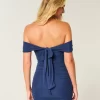 Mesh Off-the-Shoulder Bodycon Dress