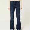 Mid-Rise Dark Wash Bootcut Jeans