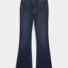 Mid-Rise Dark Wash Bootcut Jeans
