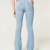 Mid-Rise Light Wash Bootcut Jeans