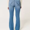 Mid-Rise Medium Wash Bootcut Jeans