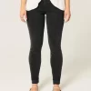 Mid-Rise Washed Black Skinny Jeans