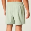 Mid-Thigh Embroidered Volley Swim Trunks