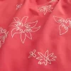 Mid-Thigh Embroidered Volley Swim Trunks